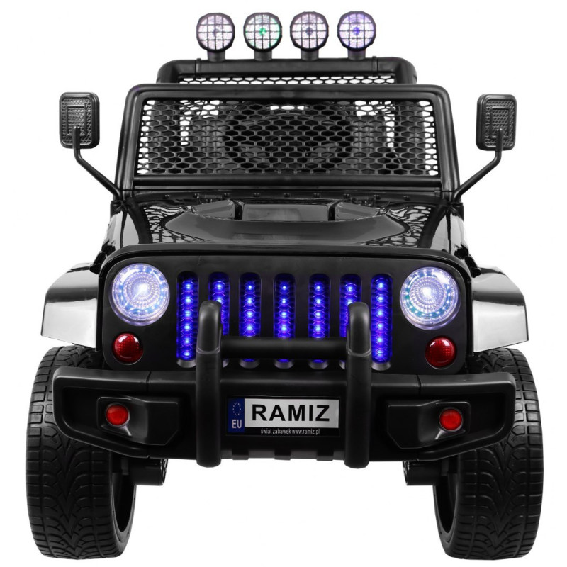 Autko terenowe Raptor Drifter Czarny + Pilot + Napęd 4x4 + Schowek + Wolny Start + MP3 LED