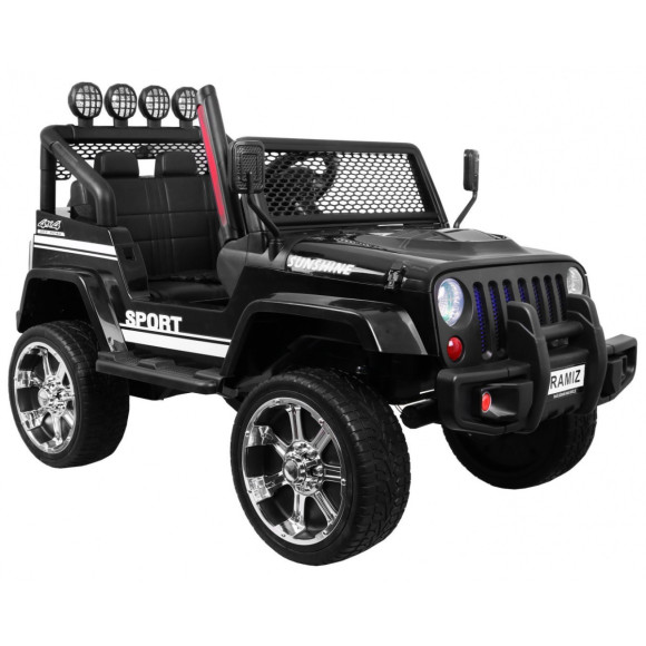 Autko terenowe Raptor Drifter Czarny + Pilot + Napęd 4x4 + Schowek + Wolny Start + MP3 LED
