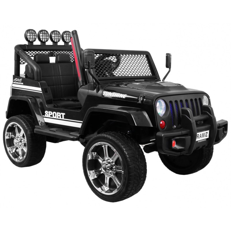 Autko terenowe Raptor Drifter Czarny + Pilot + Napęd 4x4 + Schowek + Wolny Start + MP3 LED