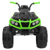 Quad ATV 2.4GHz na akumulator dla dzieci Czarno-zielony + Pilot + Koła EVA + Radio MP3 + Wolny Start