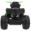 Quad ATV 2.4GHz na akumulator dla dzieci Czarno-zielony + Pilot + Koła EVA + Radio MP3 + Wolny Start