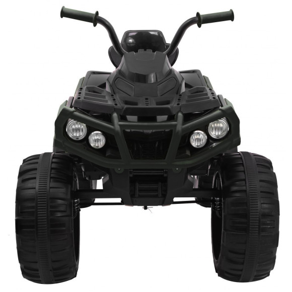 Quad ATV na akumulator dla dzieci Czarny + Koła EVA + Radio MP3 + LED + Wolny Start