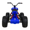 Quad Lucky Seven na akumulator Niebieski + Koła EVA + Wolny Start + LED + MP3 USB