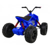 Quad Lucky Seven na akumulator Niebieski + Koła EVA + Wolny Start + LED + MP3 USB