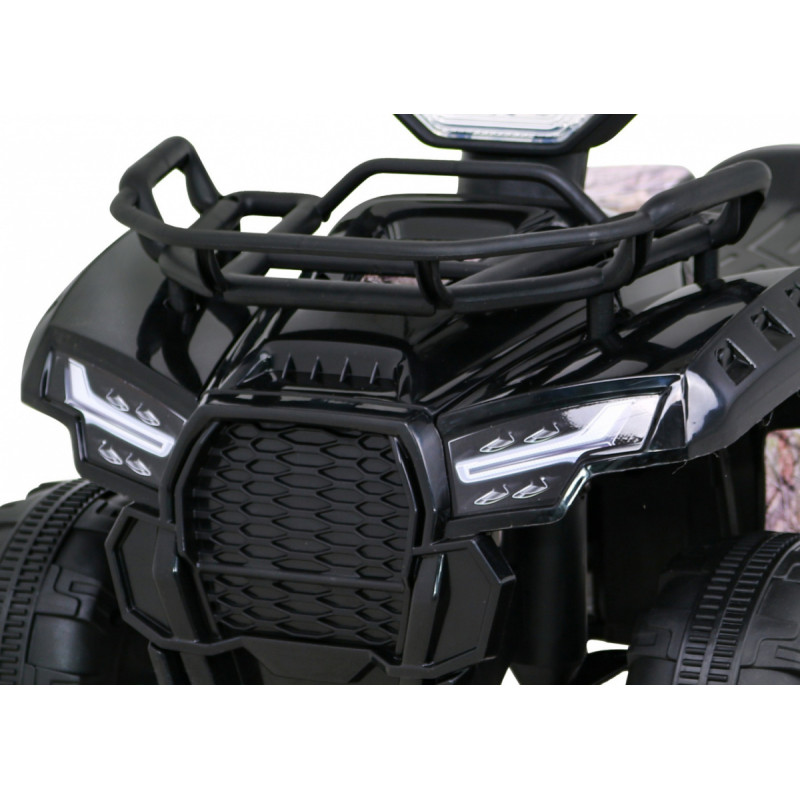 Quad Storm na akumulator dla dzieci Czarny + Silnik 25W + MP3 USB + LED