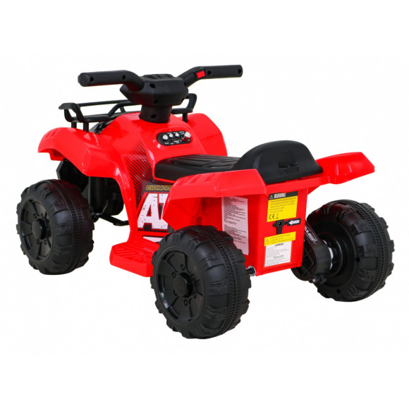 Quad Storm na akumulator dla dzieci Czerwony + Silnik 25W + MP3 USB + LED Quad Storm na akumulator dla dzieci Czerwony + Silnik 25W + MP3 USB + LED
