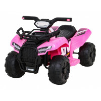 Quad Storm na akumulator dla dzieci Różowy + Silnik 25W + MP3 USB + LED