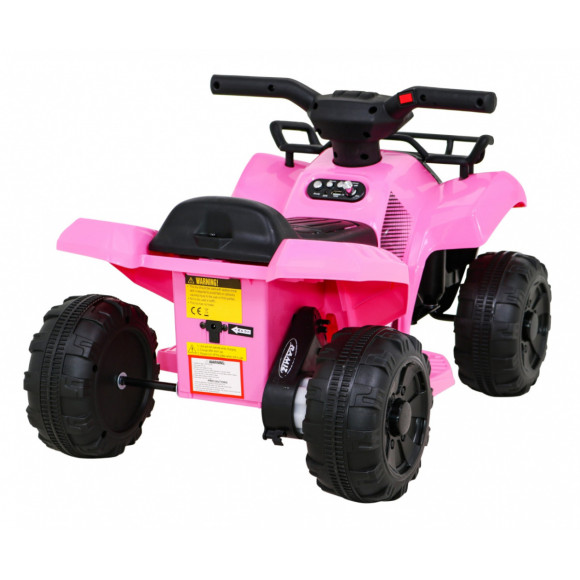 Quad Storm na akumulator dla dzieci Różowy + Silnik 25W + MP3 USB + LED Quad Storm na akumulator dla dzieci Różowy + Silnik 25W + MP3 USB + LED