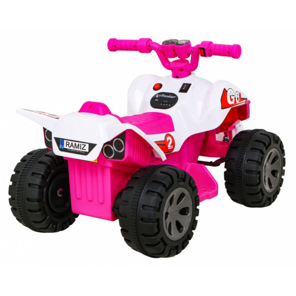Quad The Fastest na akumulator dla dzieci Różowy + Silnik 25W Quad The Fastest na akumulator dla dzieci Różowy + Silnik 25W