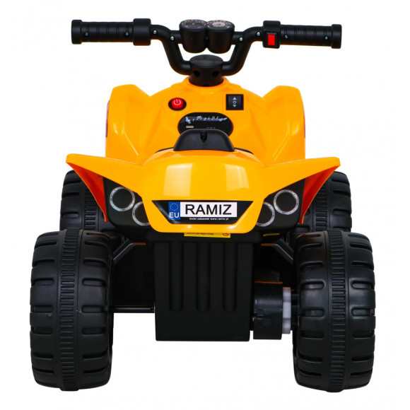Quad The Fastest na akumulator dla dzieci Żółty + Silnik 25W Quad The Fastest na akumulator dla dzieci Żółty + Silnik 25W