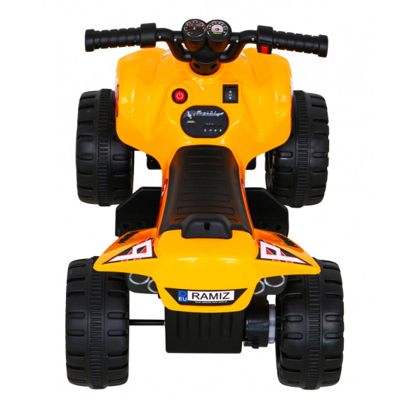Quad The Fastest na akumulator dla dzieci Żółty + Silnik 25W Quad The Fastest na akumulator dla dzieci Żółty + Silnik 25W