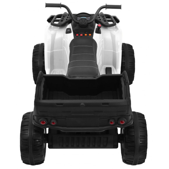 Quad XL ATV na akumulator dla dzieci Biały + Napęd 4x4 + Bagażnik + Wolny Start + EVA + Audio LED Quad XL ATV na akumulator dla dzieci Biały + Napęd 4x4 + Bagażnik + Wolny Start + EVA + Audio LED