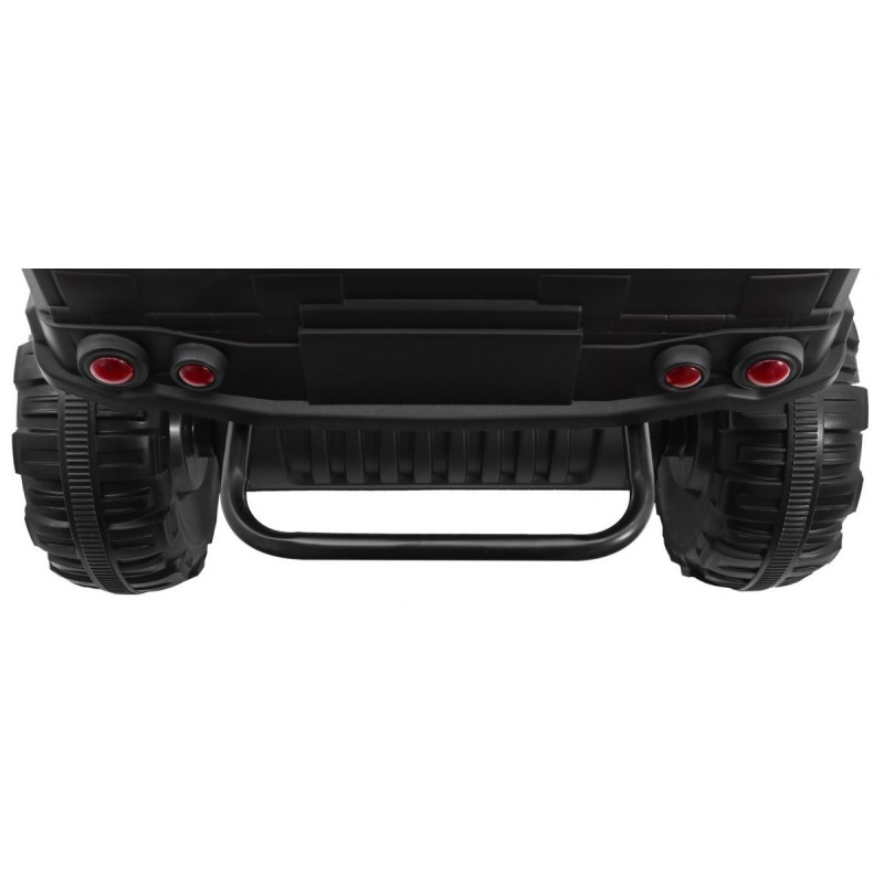 Quad XL ATV 2,4GHz na akumulator dla dzieci Czarno-Zielony + Pilot + Napęd 4x4 + Bagażnik + Wolny Start + EVA + Audio LED