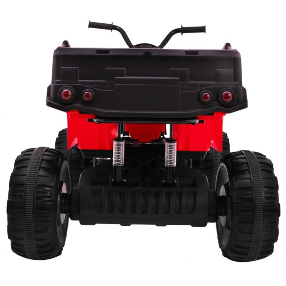 Quad XL ATV 2,4GHz na akumulator dla dzieci Czerwony + Pilot + Napęd 4x4 + Bagażnik + Wolny Start + EVA + Audio LED Quad XL ATV 2,4GHz na akumulator dla dzieci Czerwony + Pilot + Napęd 4x4 + Bagażnik + Wolny Start + EVA + Audio LED
