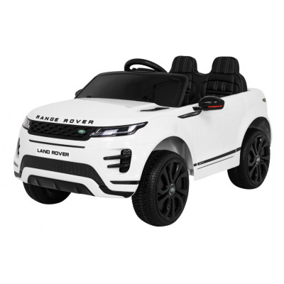 Range Rover Evoque na akumulator dla dzieci Biały + Pilot + Wolny Start + MP3 LED