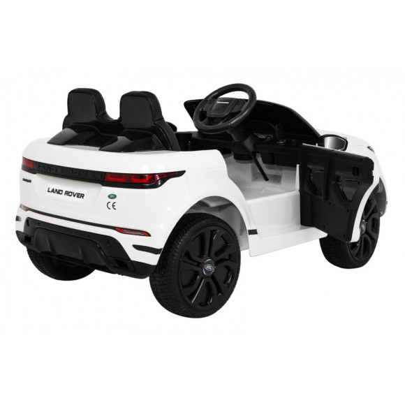 Range Rover Evoque na akumulator dla dzieci Biały + Pilot + Wolny Start + MP3 LED