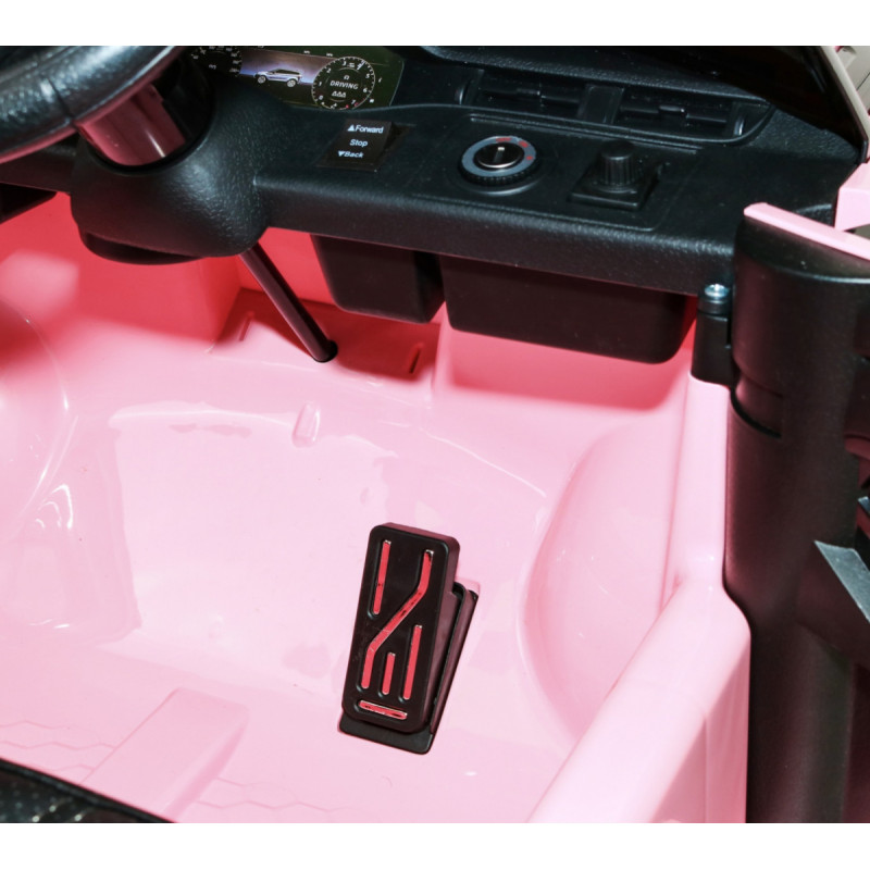 Range Rover Evoque na akumulator dla dzieci Różowy + Pilot + Wolny Start + MP3 LED