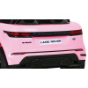 Range Rover Evoque na akumulator dla dzieci Różowy + Pilot + Wolny Start + MP3 LED