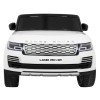 Range Rover HSE 2-osobowe Autko dla dzieci Biały + Pilot + 5-pkt pasy + Panel audio + LED