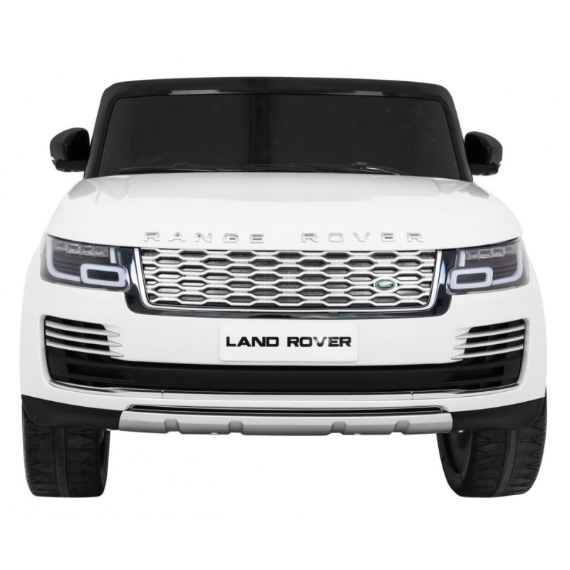 Range Rover HSE 2-osobowe Autko dla dzieci Biały + Pilot + 5-pkt pasy + Panel audio + LED