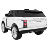 Range Rover HSE 2-osobowe Autko dla dzieci Biały + Pilot + 5-pkt pasy + Panel audio + LED
