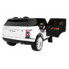 Range Rover HSE 2-osobowe Autko dla dzieci Biały + Pilot + 5-pkt pasy + Panel audio + LED