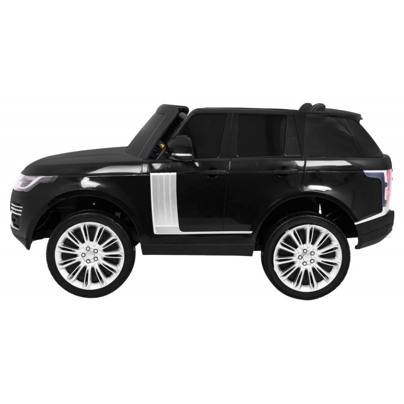 Range Rover HSE 2-osobowe Autko dla dzieci Czarny + Pilot + 5-pkt pasy + Panel audio + LED