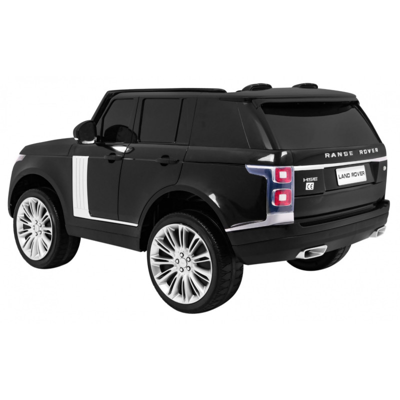 Range Rover HSE 2-osobowe Autko dla dzieci Czarny + Pilot + 5-pkt pasy + Panel audio + LED