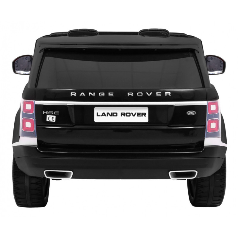 Range Rover HSE 2-osobowe Autko dla dzieci Czarny + Pilot + 5-pkt pasy + Panel audio + LED
