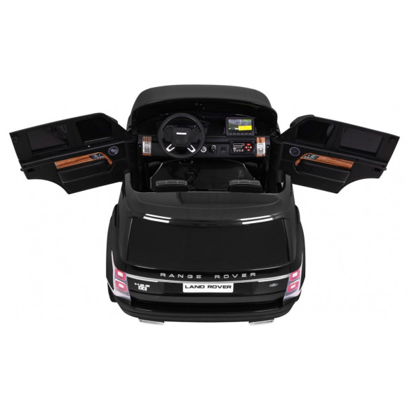 Range Rover HSE 2-osobowe Autko dla dzieci Czarny + Pilot + 5-pkt pasy + Panel audio + LED