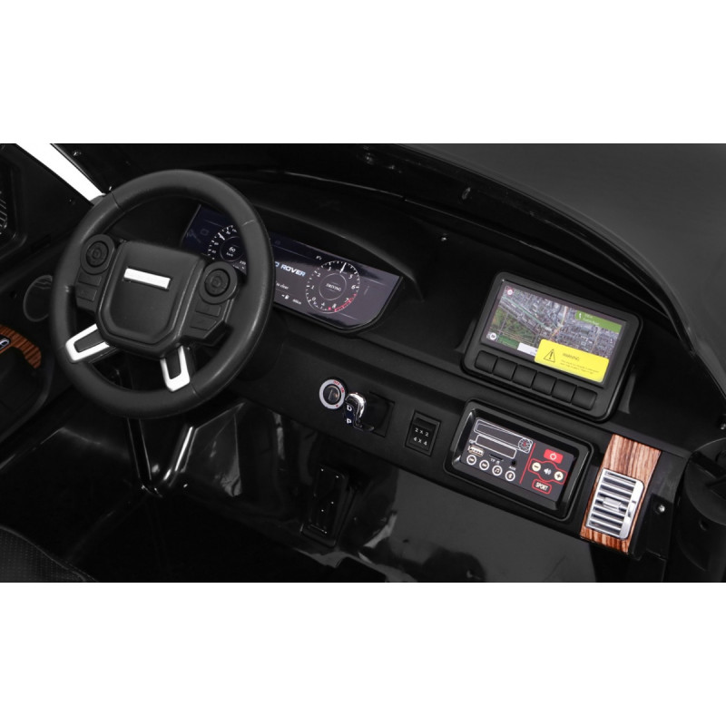 Range Rover HSE 2-osobowe Autko dla dzieci Czarny + Pilot + 5-pkt pasy + Panel audio + LED