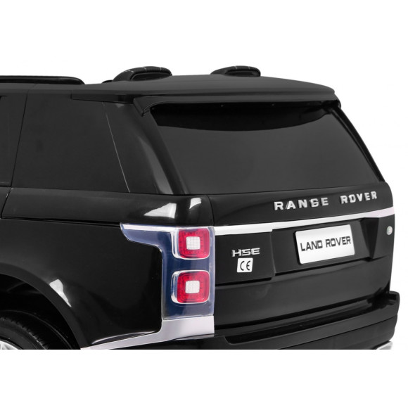 Range Rover HSE 2-osobowe Autko dla dzieci Czarny + Pilot + 5-pkt pasy + Panel audio + LED
