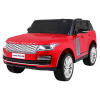 Range Rover HSE Lakierowane Autko dla 2 dzieci Czerwony + Pilot + 5-pkt pasy + Panel audio + LED
