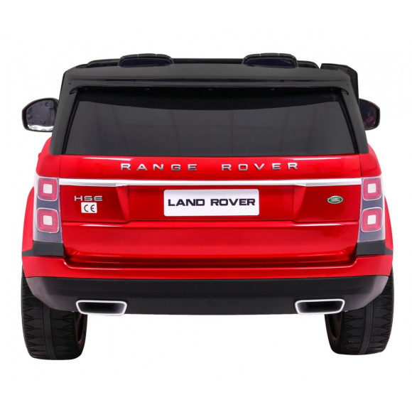 Range Rover HSE Lakierowane Autko dla 2 dzieci Czerwony + Pilot + 5-pkt pasy + Panel audio + LED
