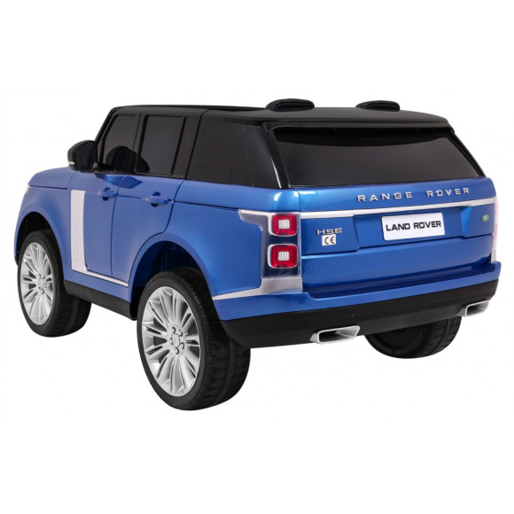 Range Rover HSE Lakierowane Autko dla 2 dzieci Niebieski + Pilot + 5-pkt pasy + Panel audio + LED Range Rover HSE Lakierowane Autko dla 2 dzieci Niebieski + Pilot + 5-pkt pasy + Panel audio + LED