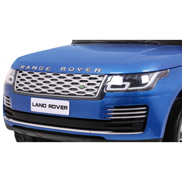 Range Rover HSE Lakierowane Autko dla 2 dzieci Niebieski + Pilot + 5-pkt pasy + Panel audio + LED Range Rover HSE Lakierowane Autko dla 2 dzieci Niebieski + Pilot + 5-pkt pasy + Panel audio + LED