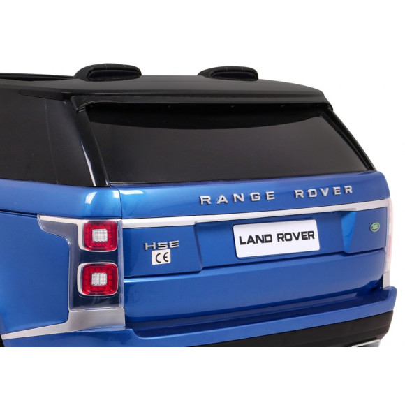 Range Rover HSE Lakierowane Autko dla 2 dzieci Niebieski + Pilot + 5-pkt pasy + Panel audio + LED Range Rover HSE Lakierowane Autko dla 2 dzieci Niebieski + Pilot + 5-pkt pasy + Panel audio + LED