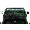 Autko Wojskowe Retro Strong dla 3 dzieci Zielony + Napęd 4x4 + Schowki + EVA + Wolny Start + MP3 LED