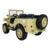 Autko Wojskowe Retro dla 3 dzieci Matcha + Napęd 4x4 + Schowki + EVA + Wolny Start + MP3 LED