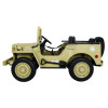 Autko Wojskowe Retro dla 3 dzieci Matcha + Napęd 4x4 + Schowki + EVA + Wolny Start + MP3 LED
