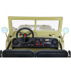 Autko Wojskowe Retro dla 3 dzieci Matcha + Napęd 4x4 + Schowki + EVA + Wolny Start + MP3 LED