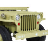 Autko Wojskowe Retro dla 3 dzieci Matcha + Napęd 4x4 + Schowki + EVA + Wolny Start + MP3 LED