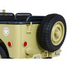 Autko Wojskowe Retro dla 3 dzieci Matcha + Napęd 4x4 + Schowki + EVA + Wolny Start + MP3 LED