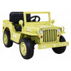 Autko Wojskowe Retro dla dzieci Beżowy + Napęd 4x4 + Pilot + 2 Bagażniki + Wolny Start + MP3 LED Autko Wojskowe Retro dla dzieci Beżowy + Napęd 4x4 + Pilot + 2 Bagażniki + Wolny Start + MP3 LED