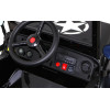 Autko Wojskowe Retro dla dzieci Czarny + Napęd 4x4 + Pilot + 2 Bagażniki + Wolny Start + MP3 LED