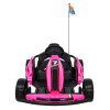 Gokart Speed 7 Drift King na akumulator dla dzieci Różowy + Funkcja driftu + Sportowe siedzenie + 2 Prędkości + EVA Gokart Speed 7 Drift King na akumulator dla dzieci Różowy + Funkcja driftu + Sportowe siedzenie + 2 Prędkości + EVA