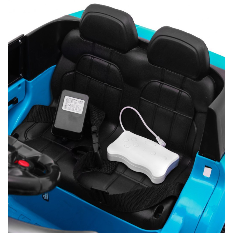 Autko Start Run na akumulator Niebieski + Pilot + Funkcje bezpieczeństwa + MP3 LED