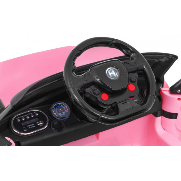 Autko Start Run na akumulator Różowy + Pilot + Funkcje bezpieczeństwa + MP3 LED