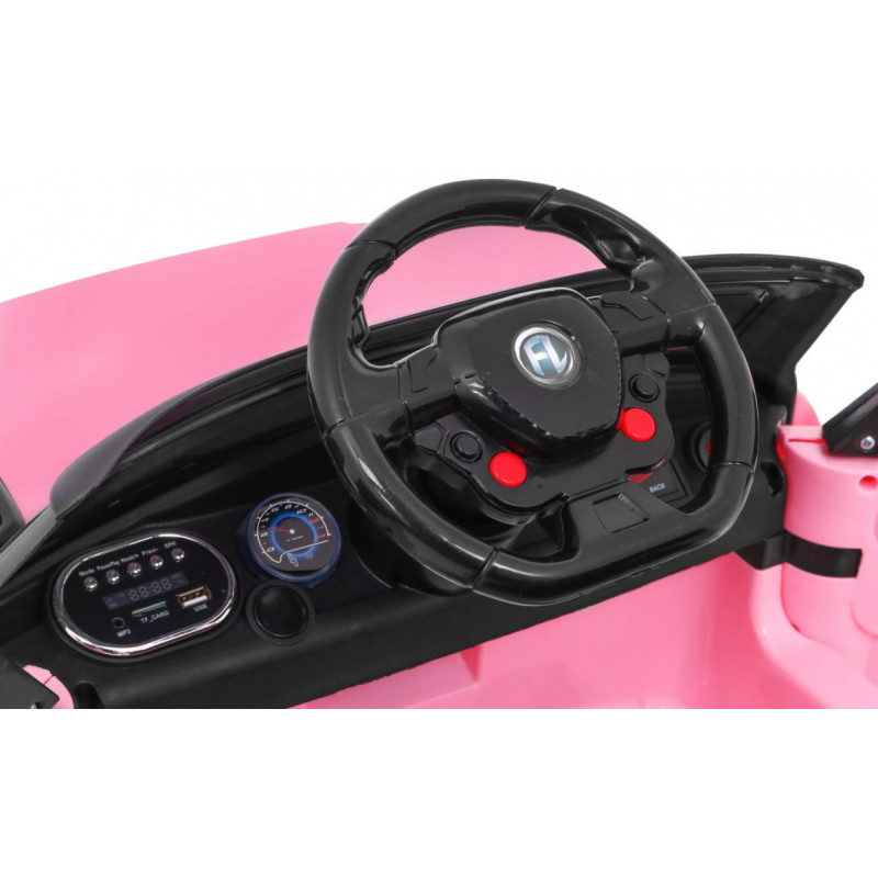 Autko Start Run na akumulator Różowy + Pilot + Funkcje bezpieczeństwa + MP3 LED