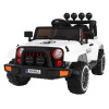 Auto Terenowe Full Time 4WD dla dzieci Biały + Napęd 4x4 + Pilot + Audio LED + Schowek